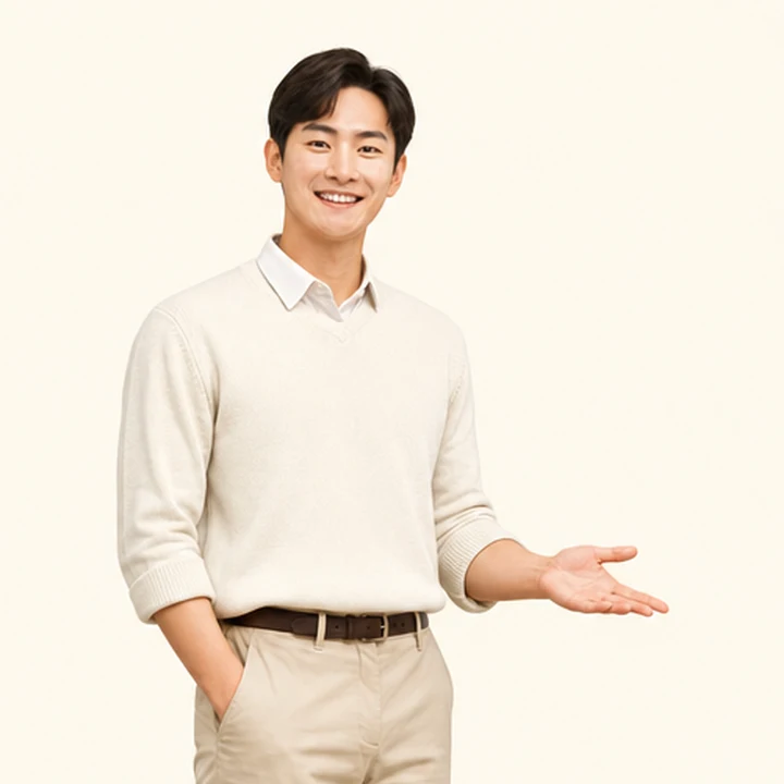 신용불량 중고차 장기렌트 상담 신청을 안내하는 담당자